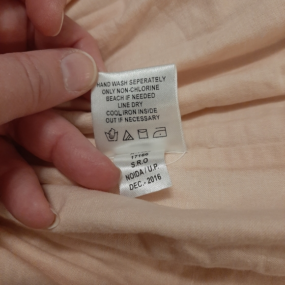 Magpie and Mabel Baby girl pink skirt with small silver sparkle polka-dots. 18m - Picture 6 of 6